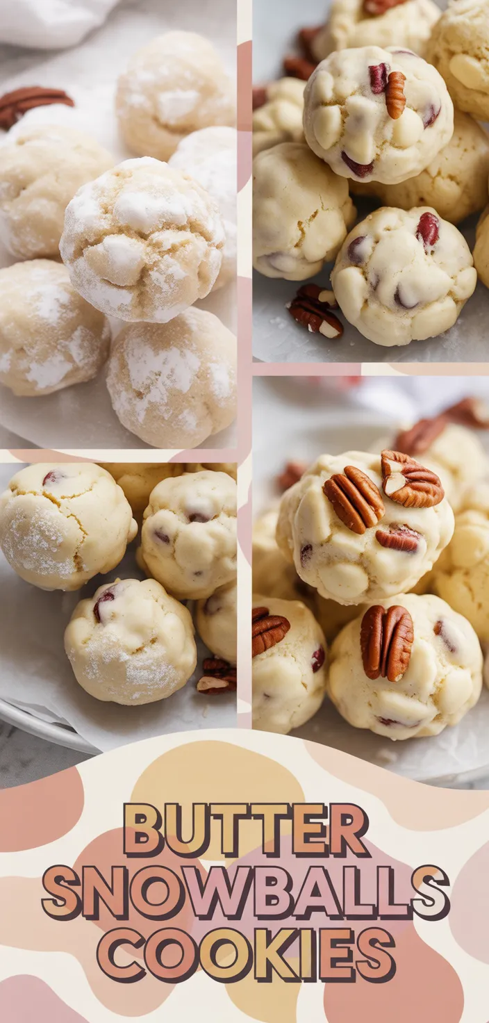 Butter Snowballs Cookies Recipe