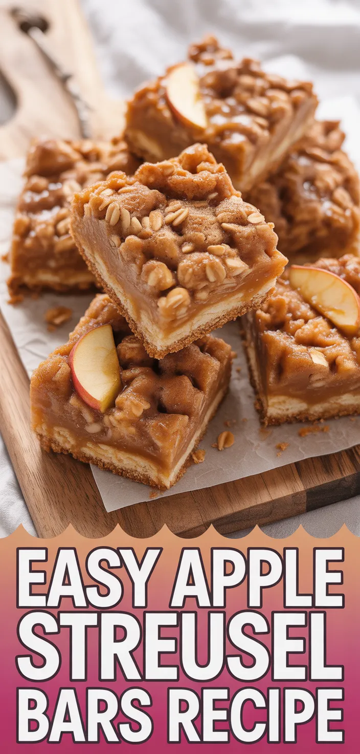 Easy Apple Streusel Bars Recipe