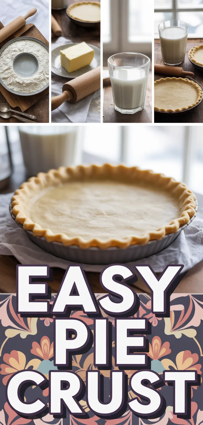 Easy Homemade Pie Crust From Scratch Recipe