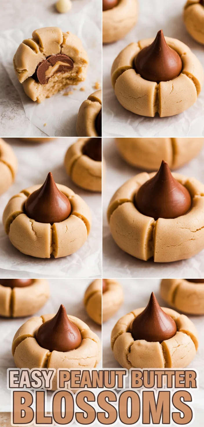 Easy Peanut Butter Blossoms Recipe