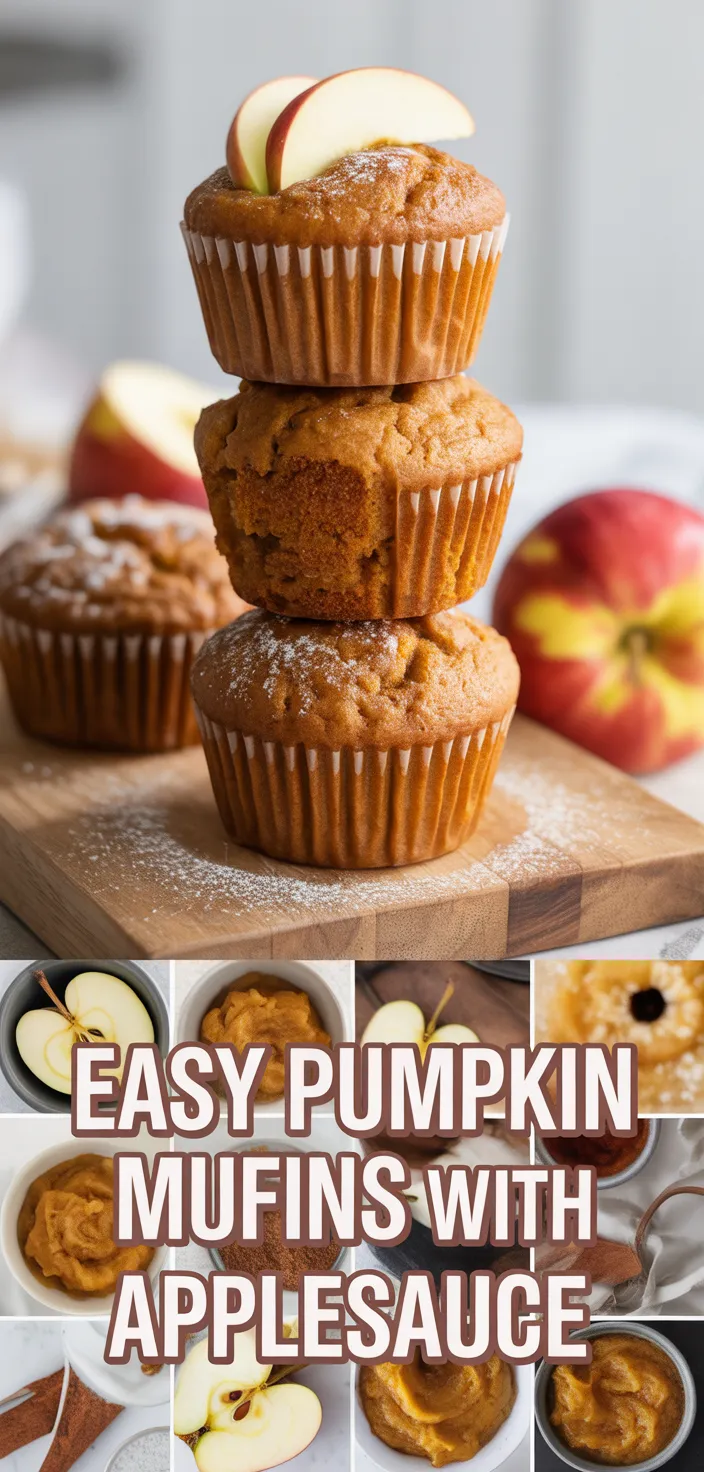 Easy Pumpkin Muffins With Applesauce Recipe