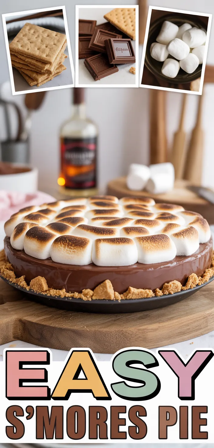 Easy S'mores Pie Recipe