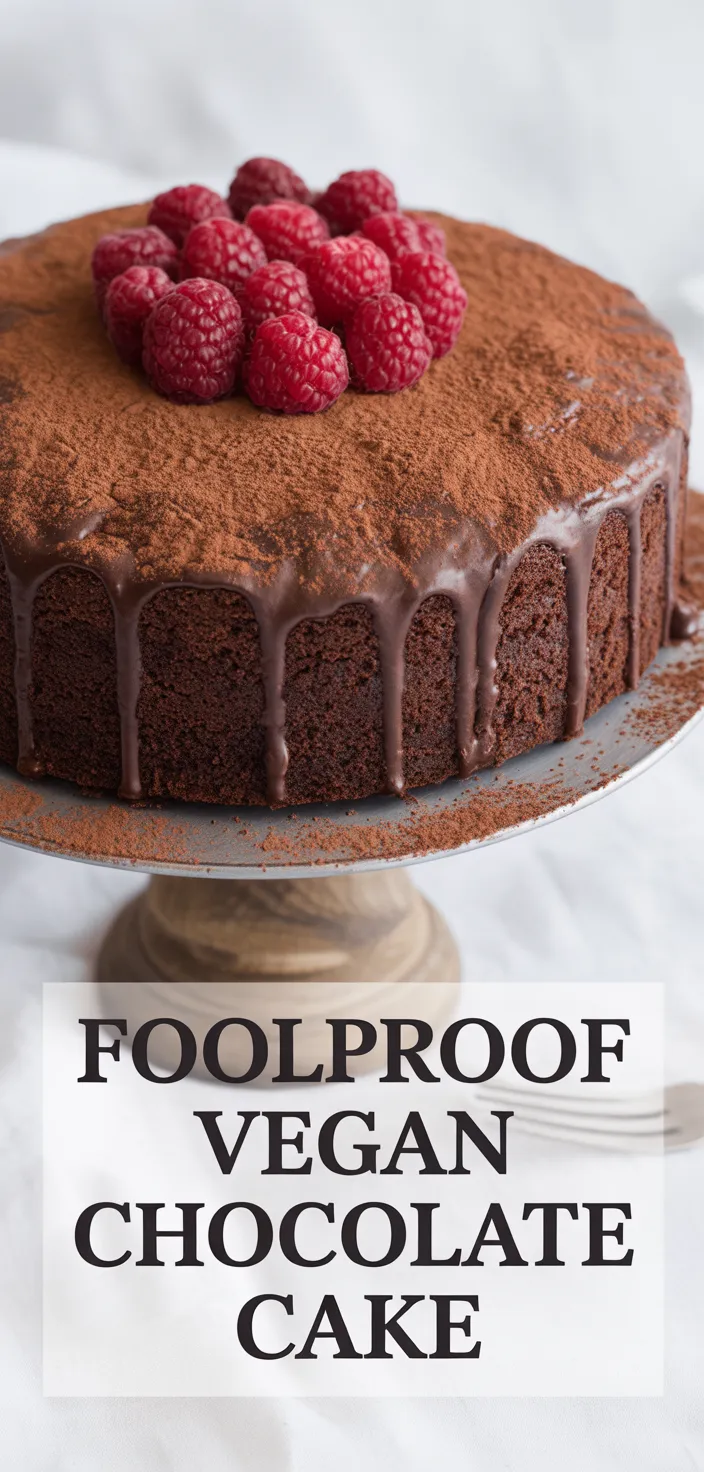 FOOLPROOF Chocolate Cake (No Eggs, Milk, Or Butter!) Recipe