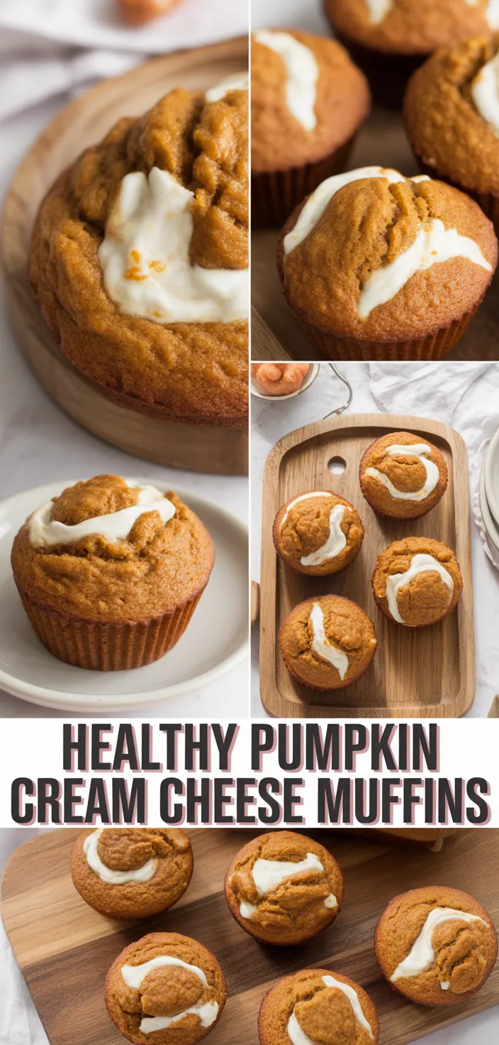 Healthy Pumpkin Cream Cheese Muffins Recipe