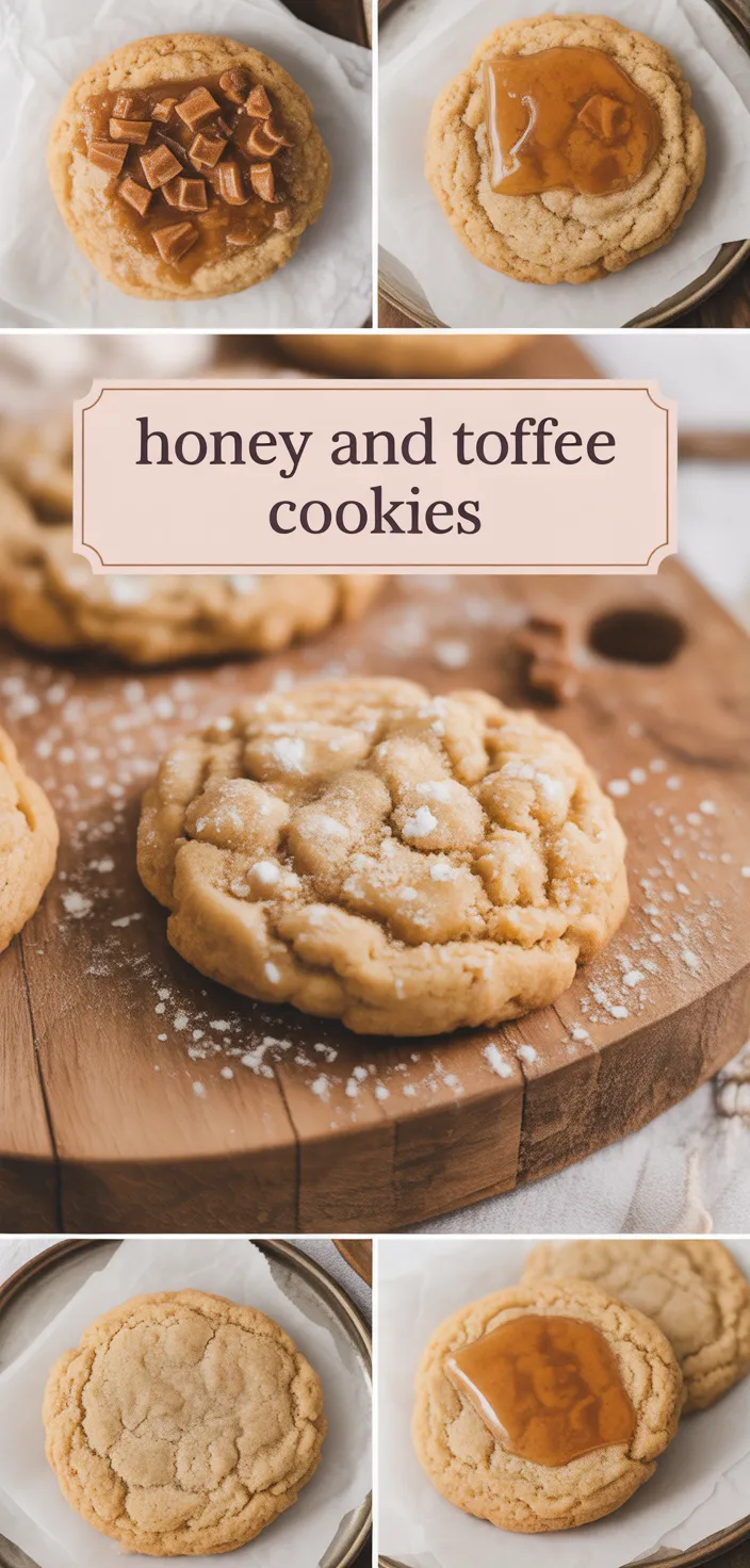 Honey And Toffee Cookies. Recipe