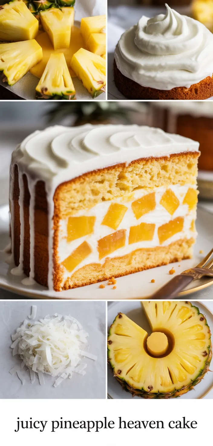 Juicy Pineapple Heaven Cake Recipe