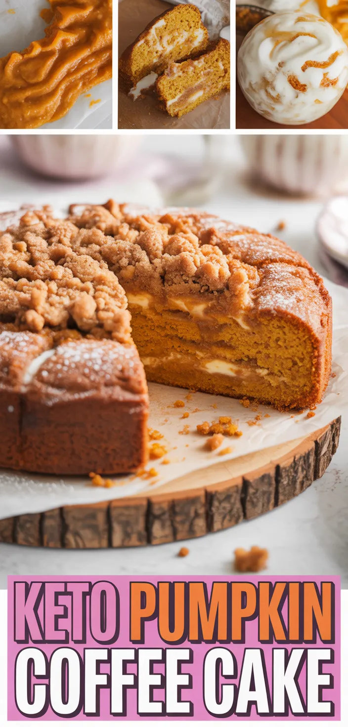 Keto Pumpkin Coffee Cake Recipe