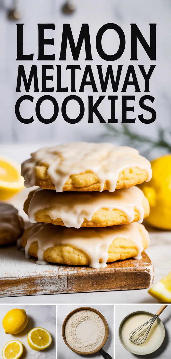 Lemon Meltaway Cookies Recipe