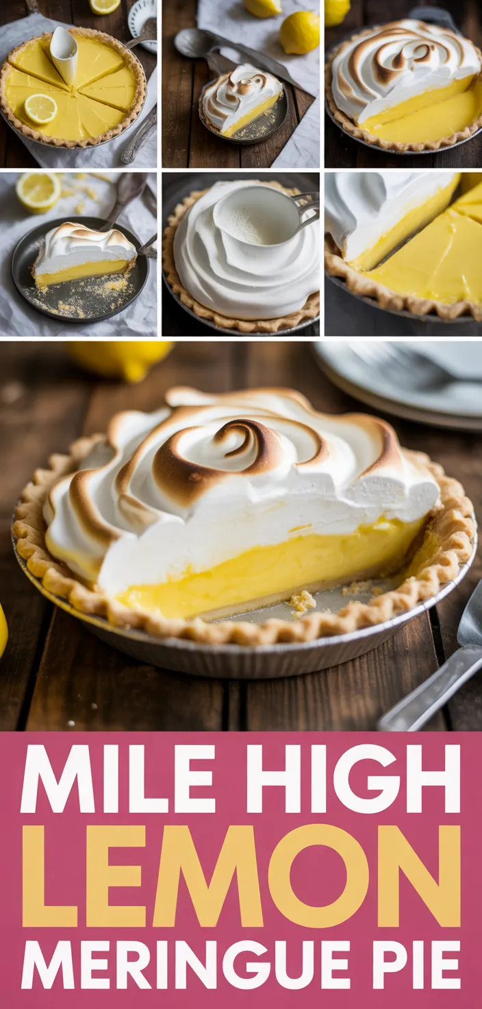 Mile High Lemon Meringue Pie Recipe