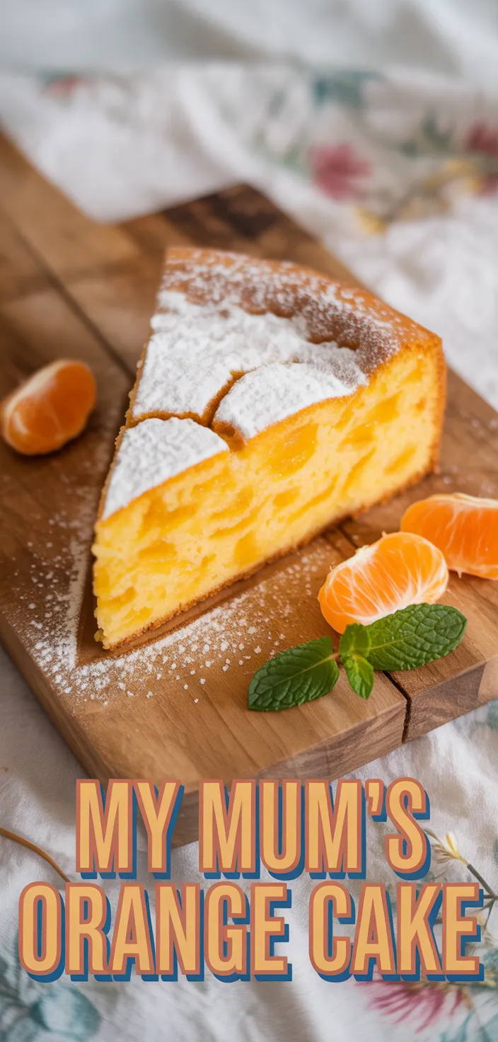My Mum's Orange Cake Recipe