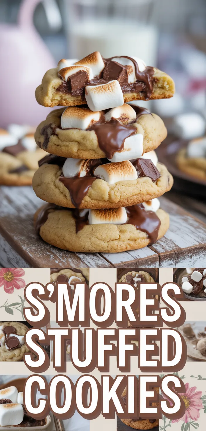 S'mores Stuffed Cookies Recipe
