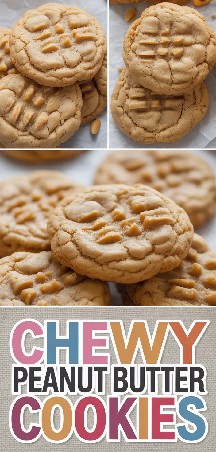 Soft And Chewy Peanut Butter Cookies Recipe