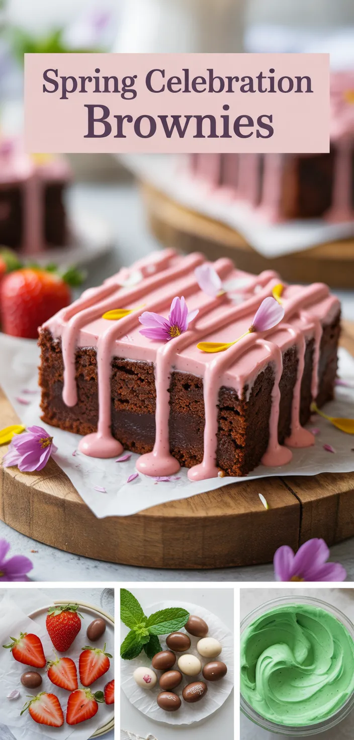 Spring Celebration Brownies Recipe