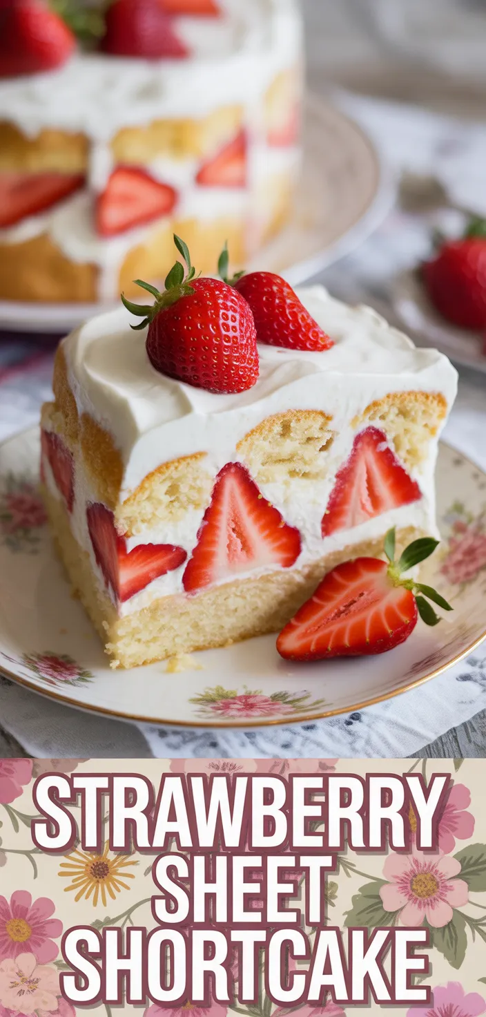 Strawberry Sheet Shortcake Recipe