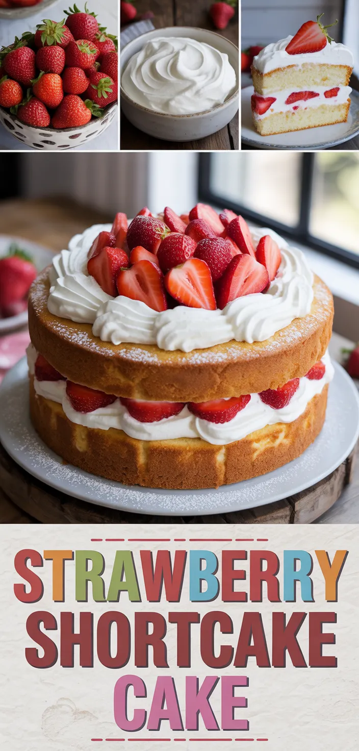 Strawberry Shortcake Cake Recipe