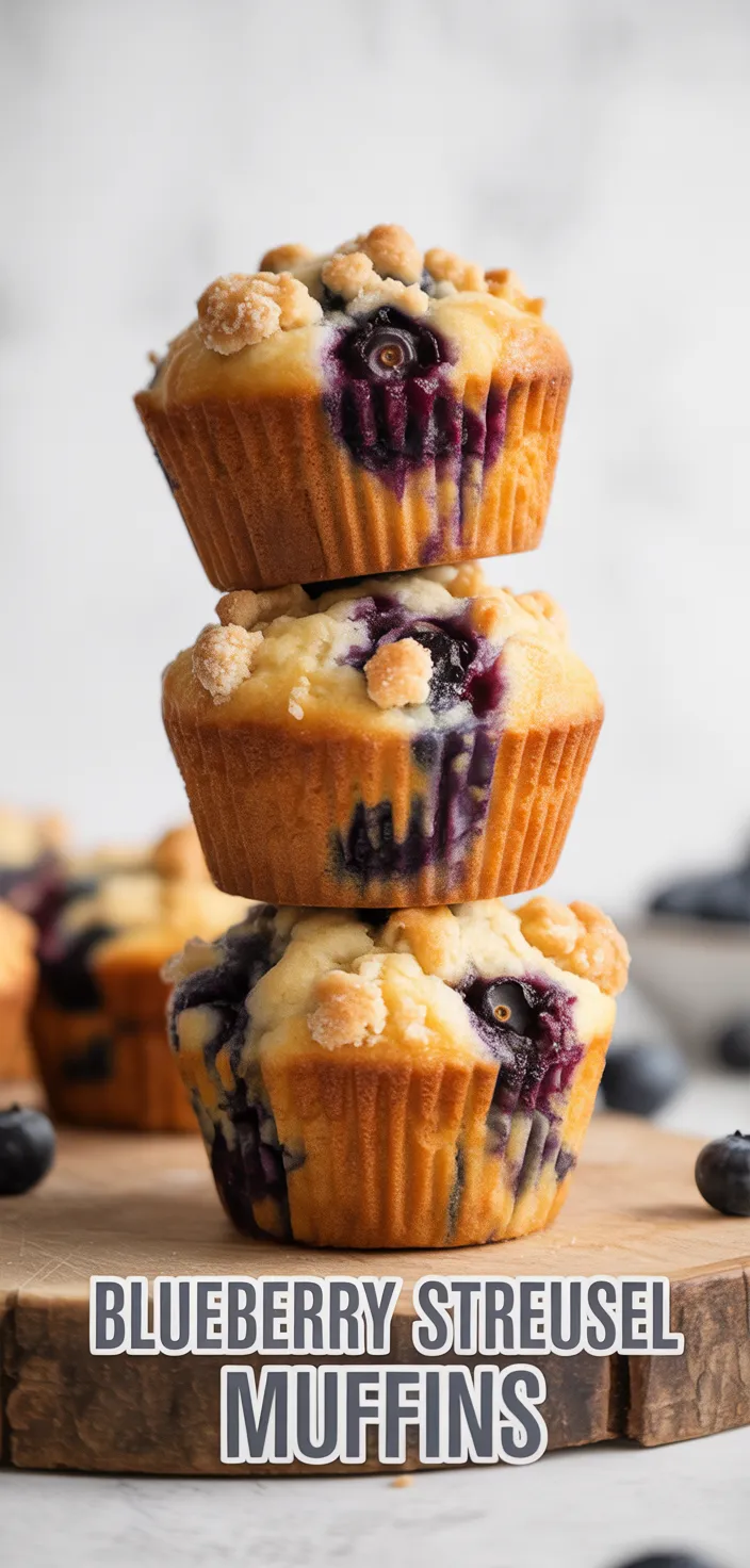 The BEST Blueberry Muffin Recipe With Streusel