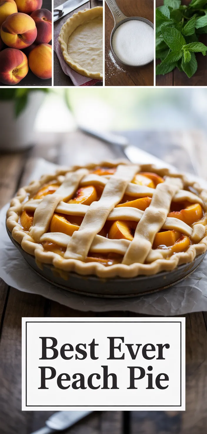 The BEST Peach Pie Recipe Ever