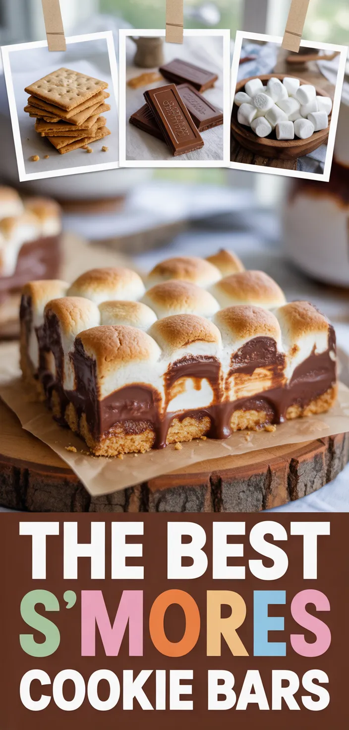 The Best S'mores Cookie Bars Recipe