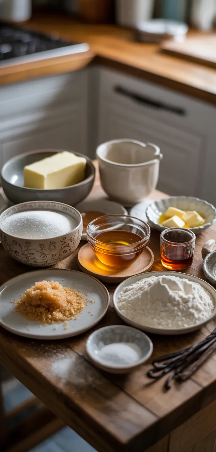 Ingredients photo for Honey And Toffee Cookies. Recipe