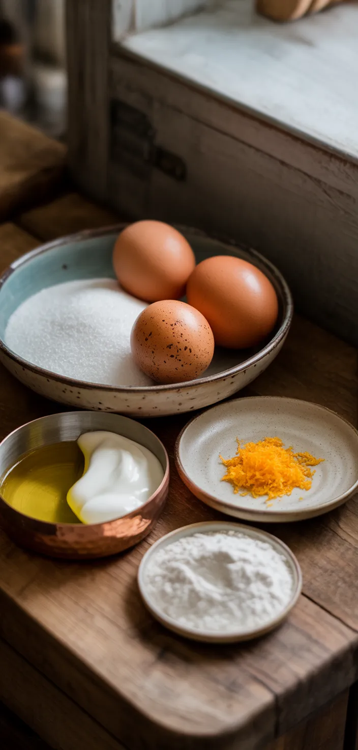 Ingredients photo for My Mum's Orange Cake Recipe