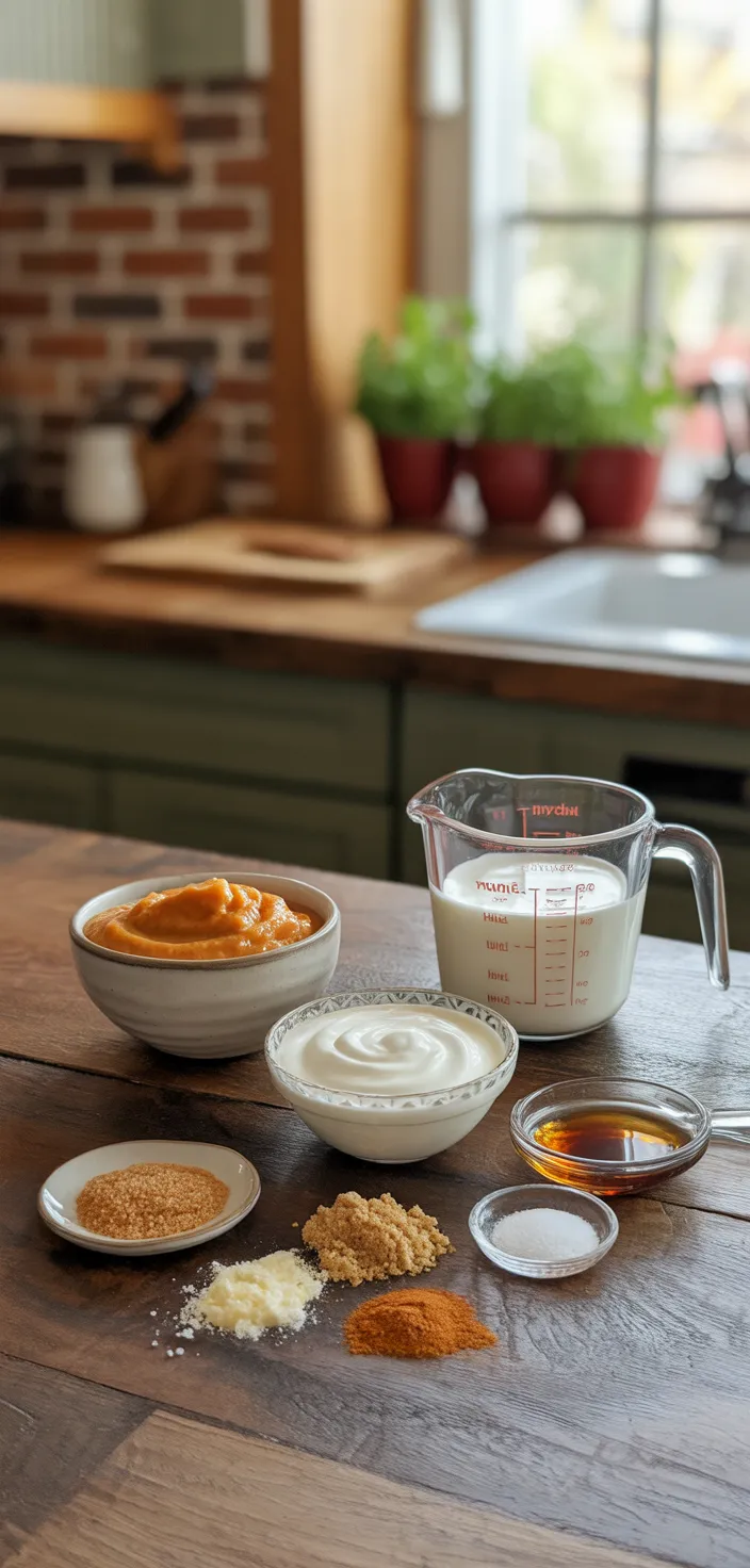 Ingredients photo for Pumpkin Spice Coffee Creamer Recipe