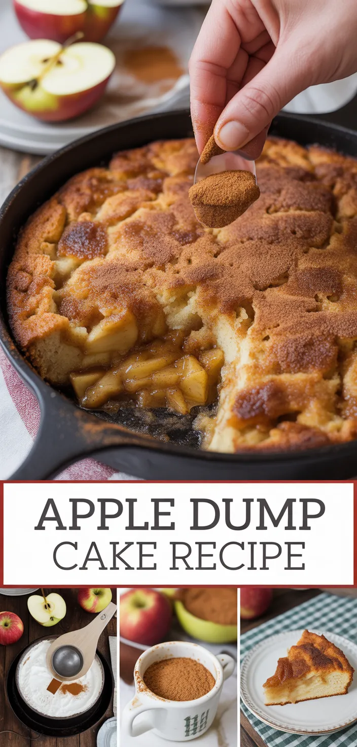 A photo of Apple Dump Cake Recipe