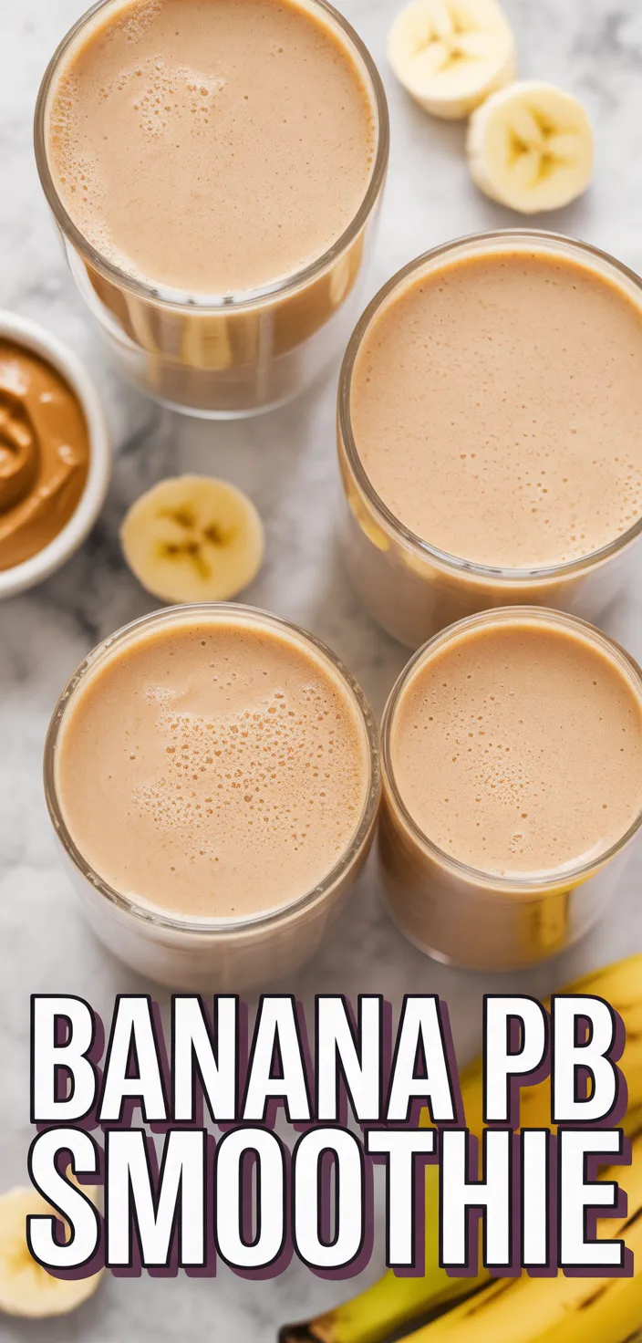 A photo of Banana Peanut Butter Smoothie For Weight Loss Recipe