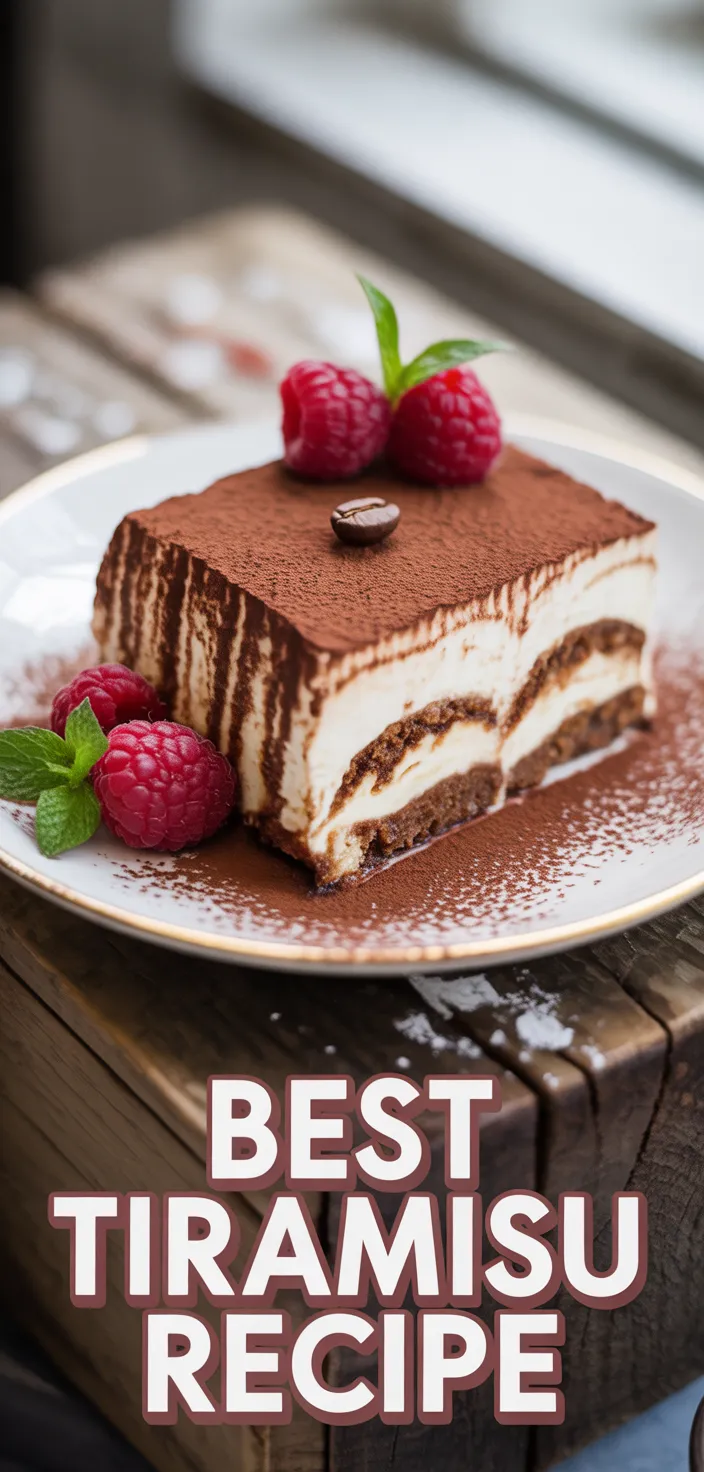 A photo of Best Tiramisu Recipe
