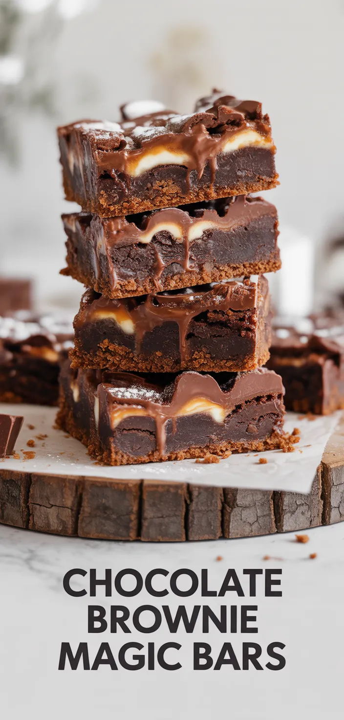 Chocolate Brownie Magic Bars Recipe