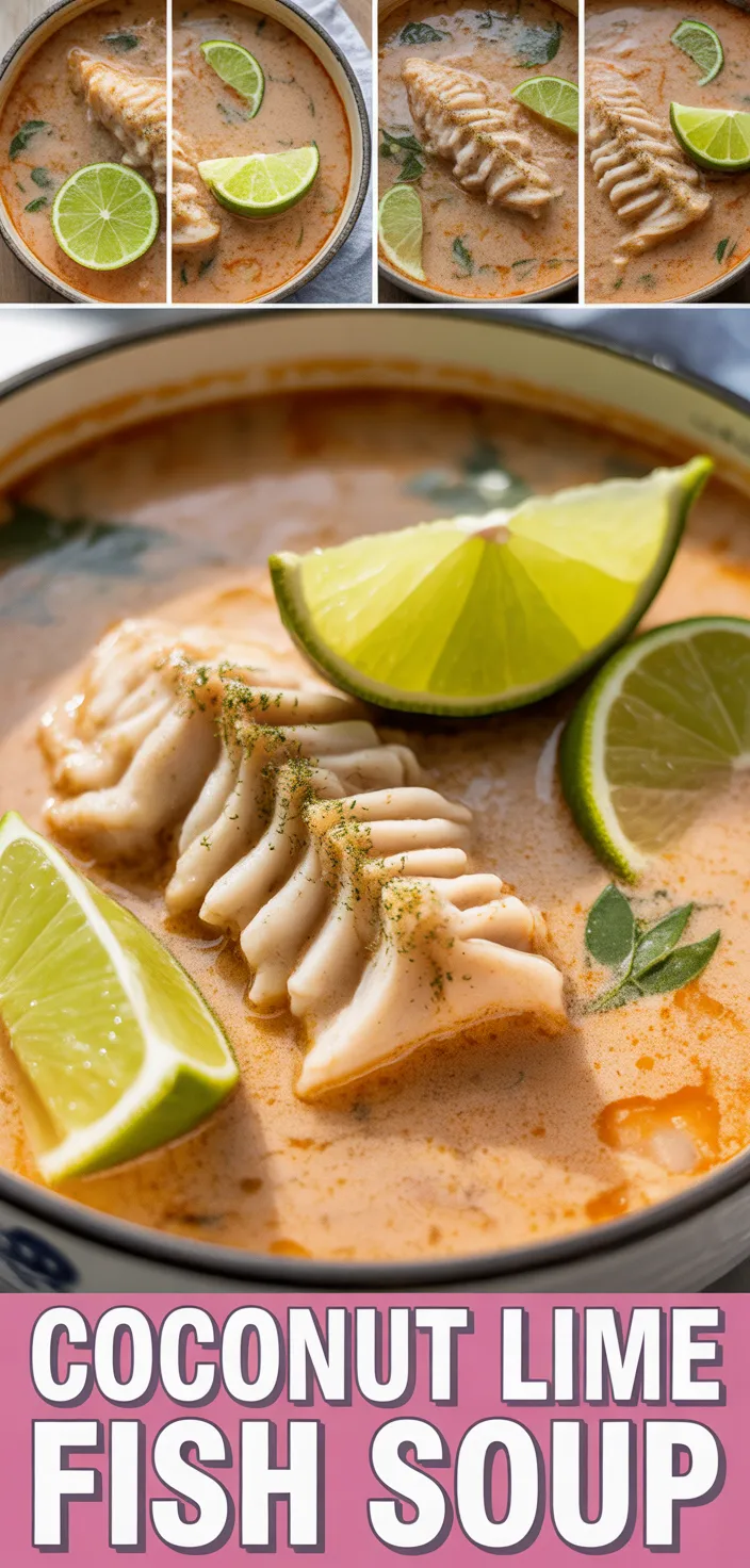 Coconut Lime Fish Soup: Taste Of Paradise! Recipe
