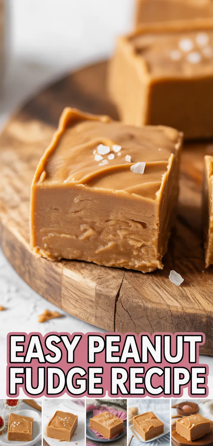 A photo of Easy Peanut Butter Fudge Recipe