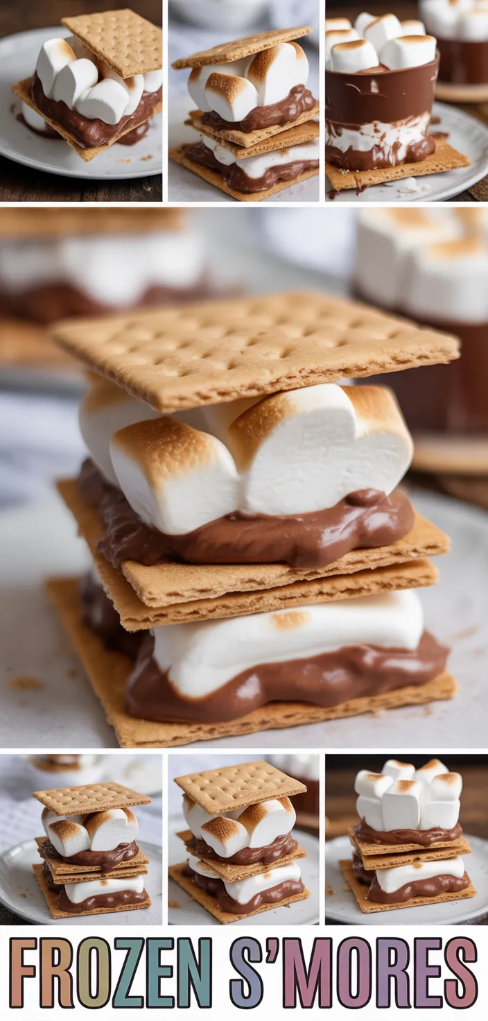 A photo of Frozen S'mores Recipe