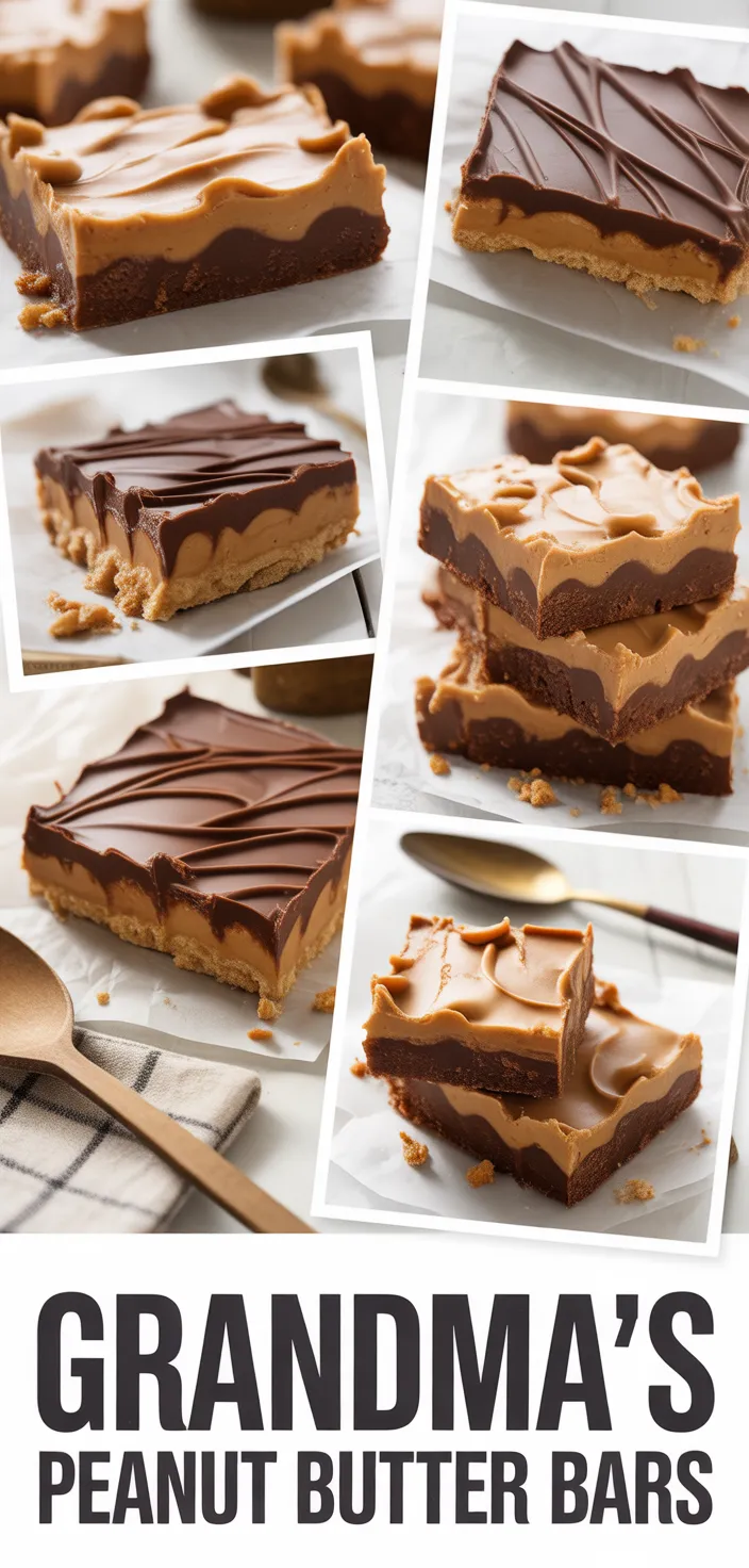 A photo of GRANDMA'S PEANUT BUTTER BARS Recipe