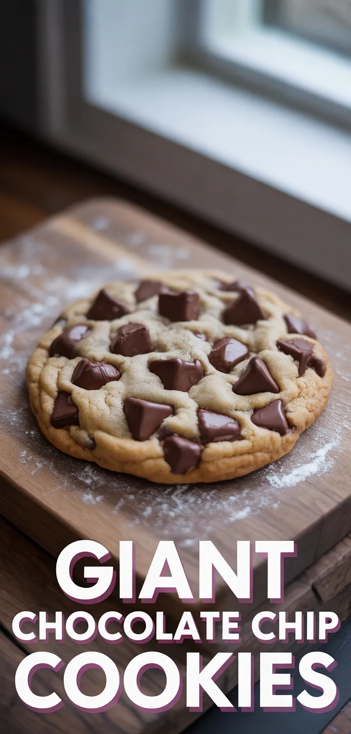 Giant Chocolate Chip Cookies Recipe