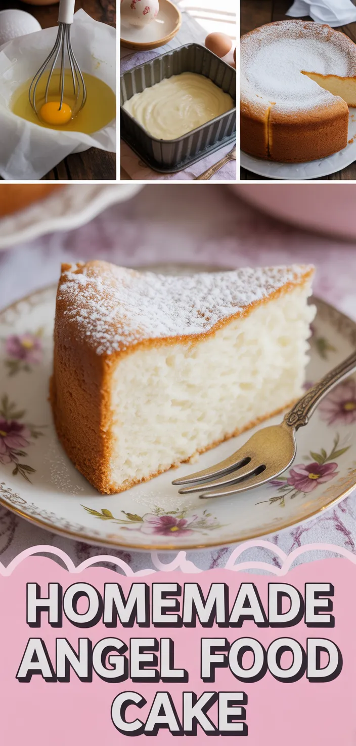 Homemade Angel Food Cake Recipe