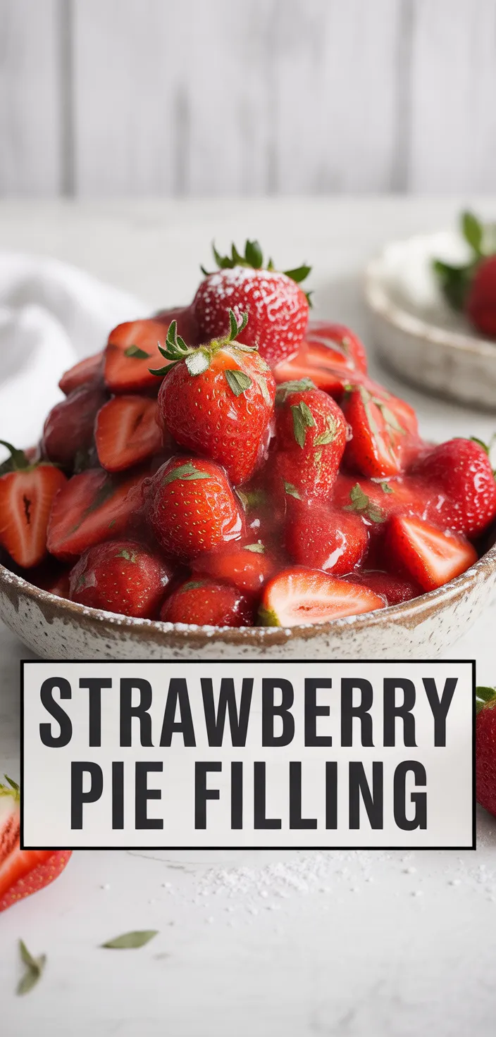 A photo of How To Make Strawberry Pie Filling Recipe