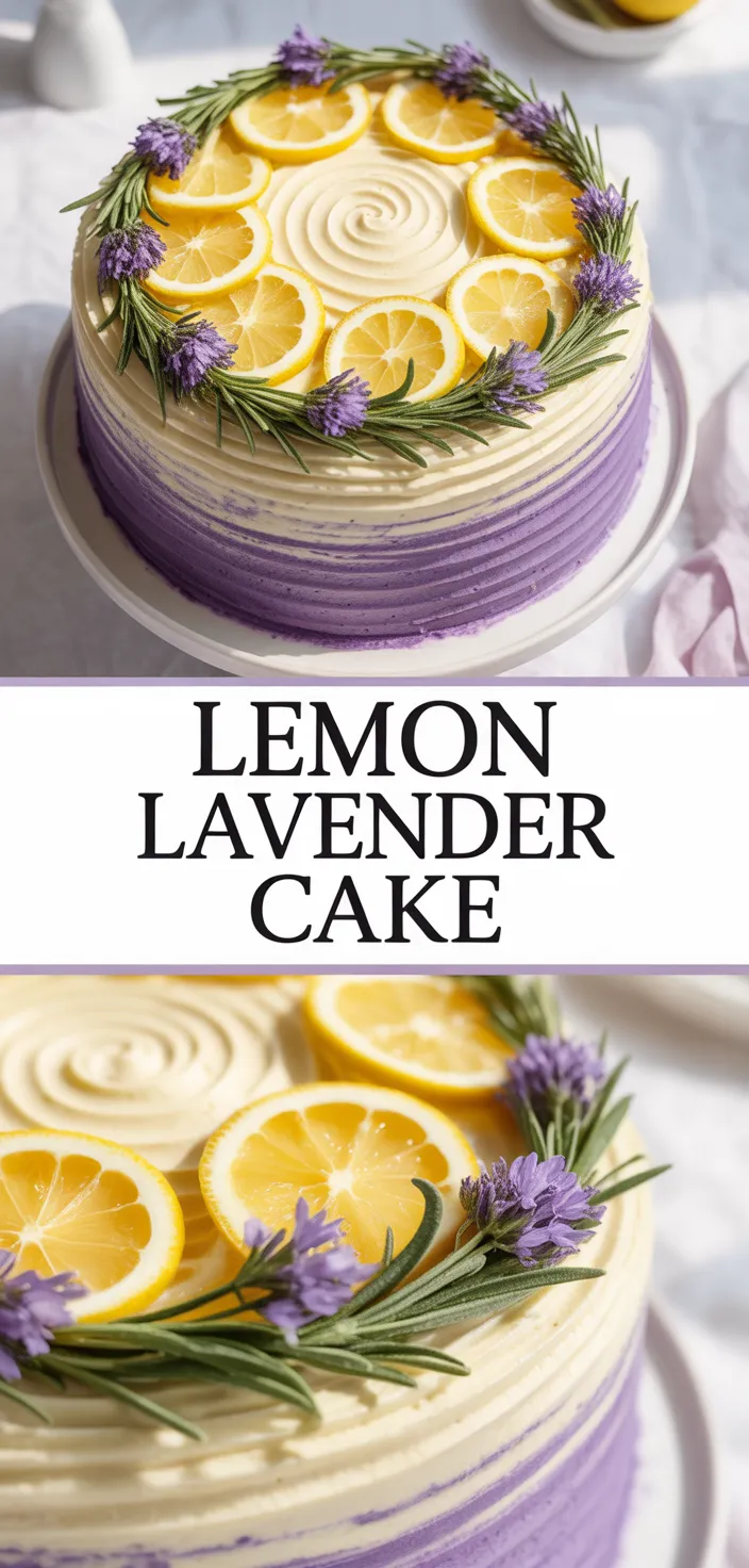 Lemon Lavender Cake Recipe