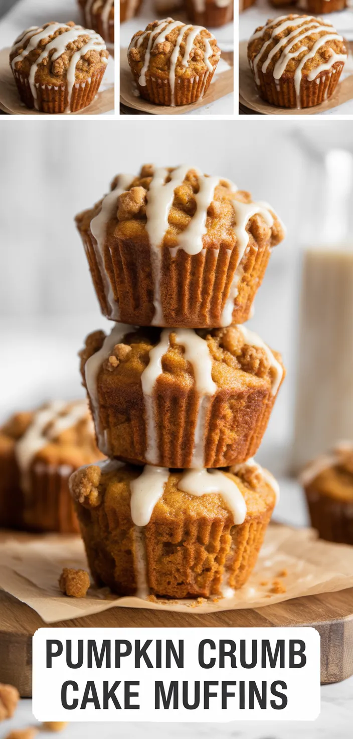 Pumpkin Crumb Cake Muffins Recipe