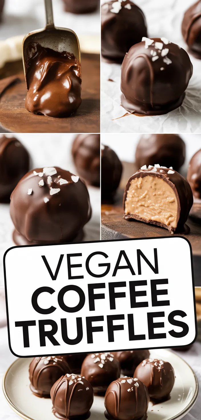 A photo of Vegan Coffee Truffles (Gluten Free, Dairy Free) Recipe