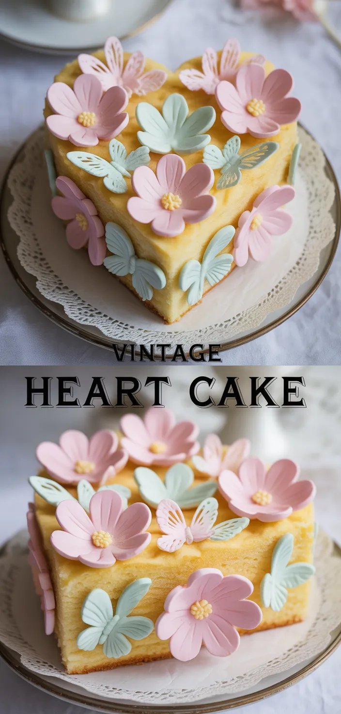 Vintage Heart Cake Recipe