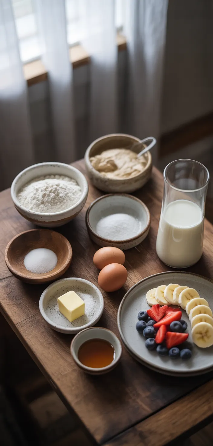 Ingredients photo for Delicious Easy Pancake Recipe