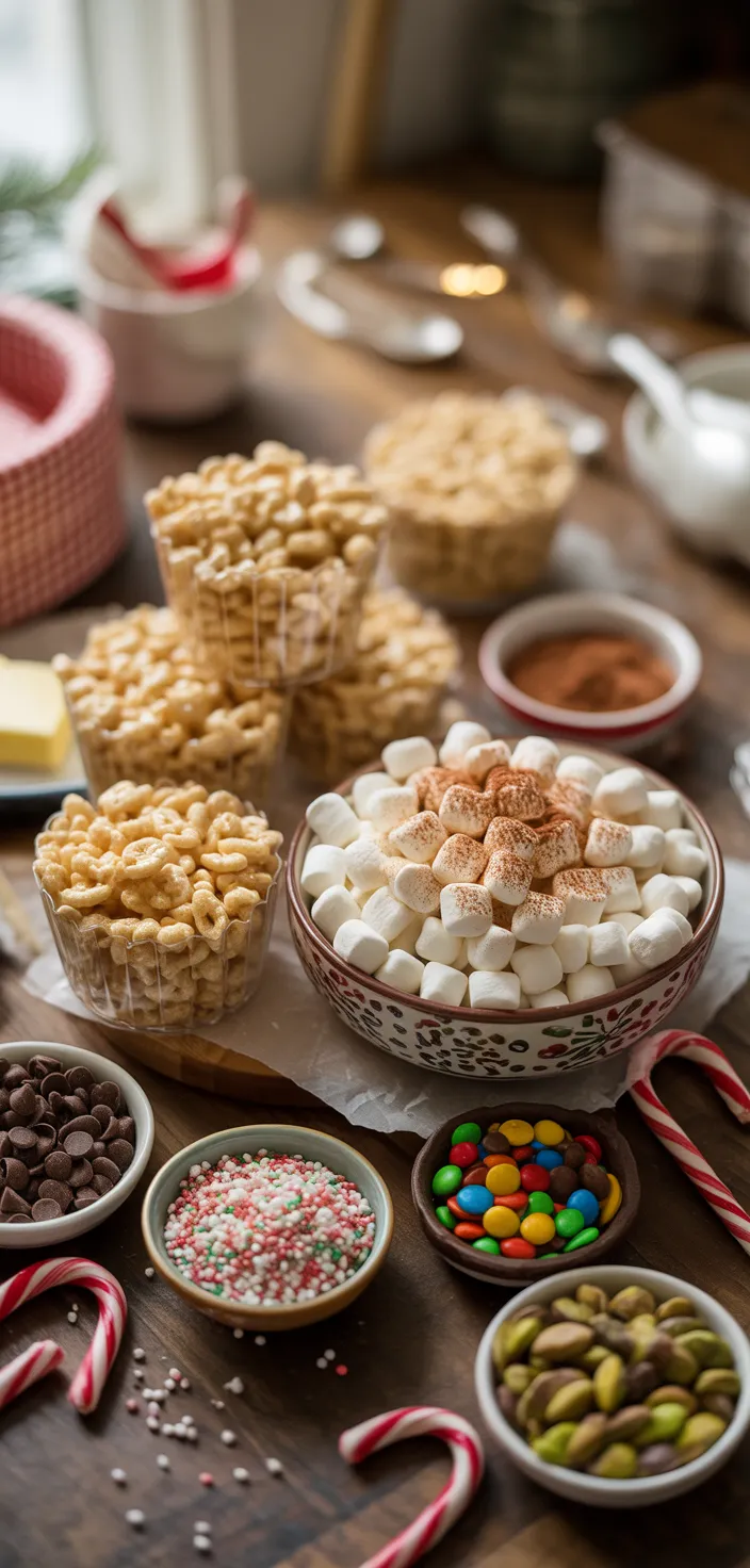 Ingredients photo for Festive Christmas Chocolate Rice Krispie Balls You’ll Love Recipe