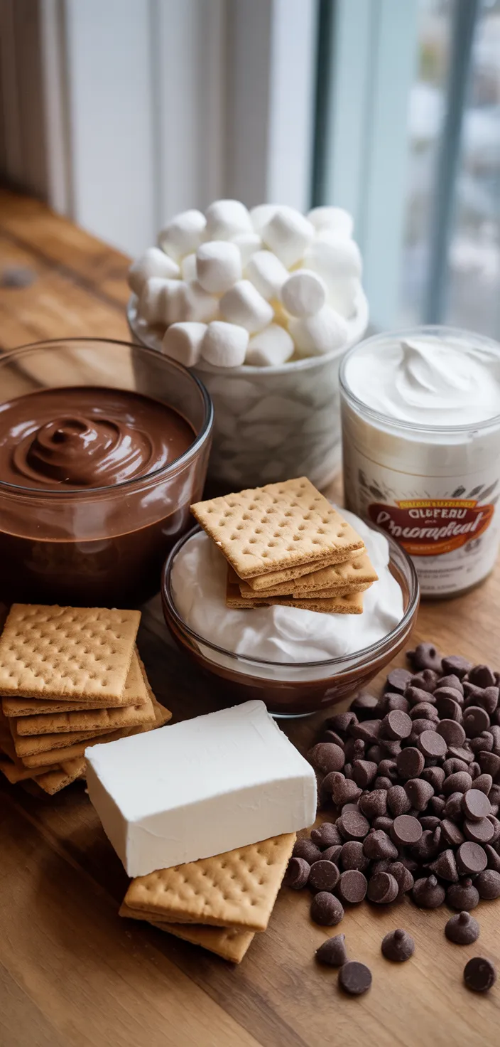 Ingredients photo for Frozen S'mores Recipe