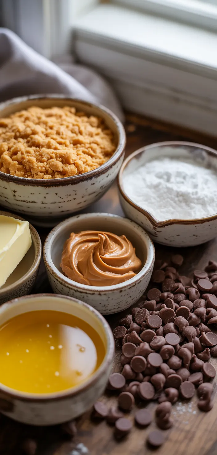 Ingredients photo for GRANDMA'S PEANUT BUTTER BARS Recipe