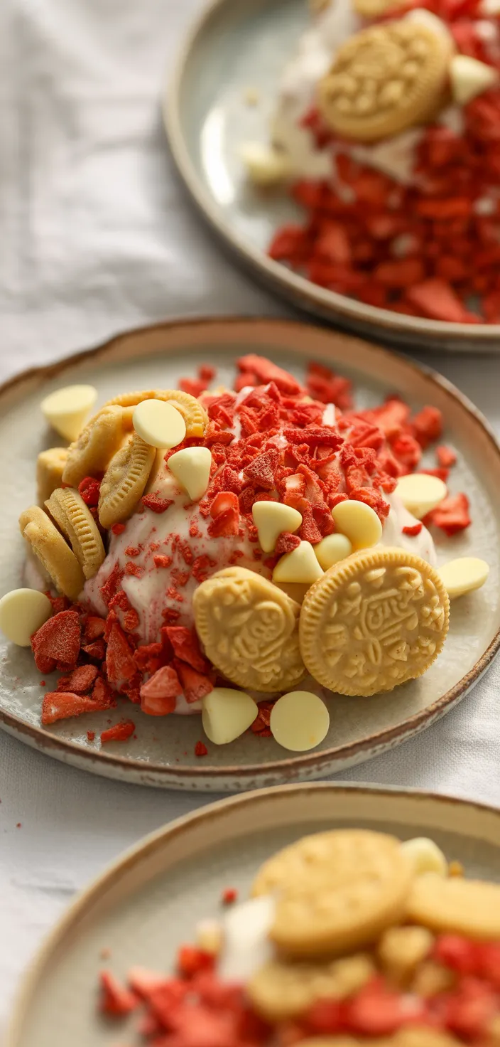 Ingredients photo for Strawberry Crunch Topping Recipe