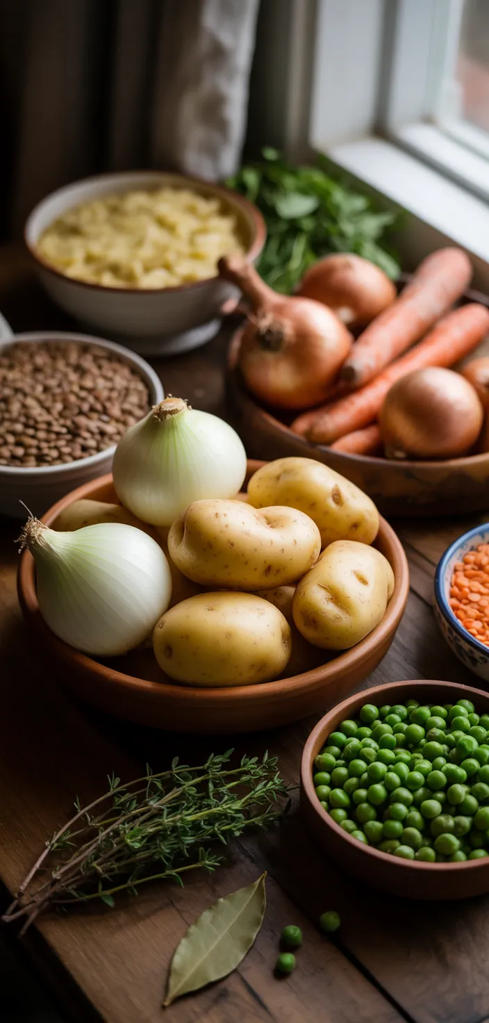 Ingredients photo for Vegetarian Shepherds Pie Recipe