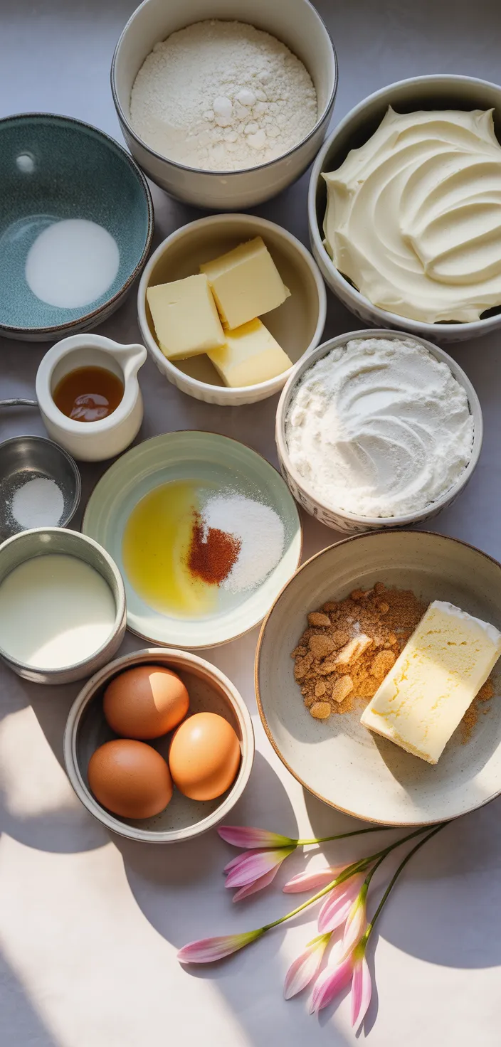 Ingredients photo for Vintage Heart Cake Recipe