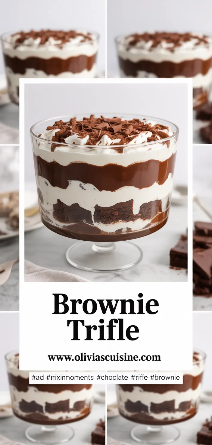 A photo of Brownie Trifle Recipe