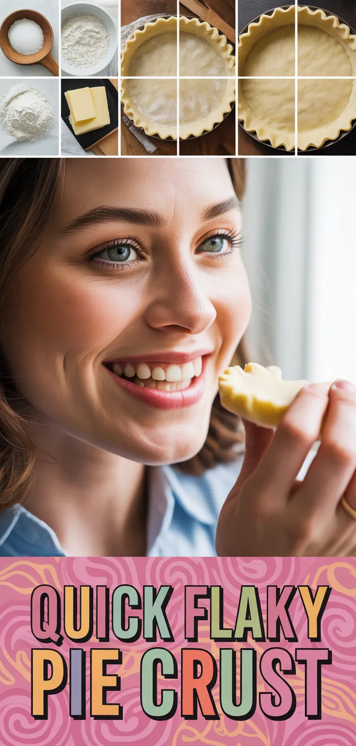 A photo of How To Make A Quick And Easy Flaky Pie Crust Recipe