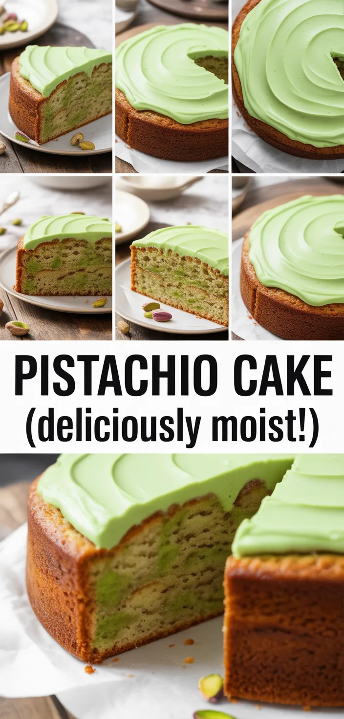 A photo of Pistachio Cake (Deliciously Moist!) Recipe